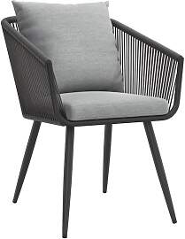 OUTLIV. Alex Gartensessel Aluminium mit Sitz- und