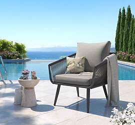 OUTLIV. Alex Loungesessel Aluminium/Rope/Olefin