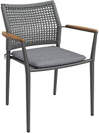 OUTLIV. Aruba Stapelsessel Aluminium mit Sitzkissen