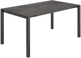 OUTLIV. Ausziehtisch 160/217/267x92cm Edelstahl/HPL