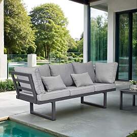 OUTLIV. Broome Diningsofa Aluminium/Polyester