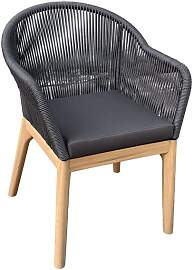 OUTLIV. David Gartensessel Akazie mit Sitzkissen