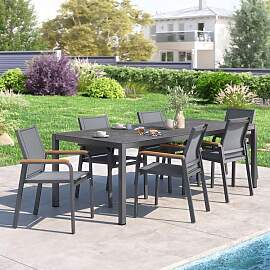 OUTLIV. Florenz Gartenmöbel-Set L (6 Plätze)