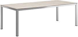 OUTLIV. Gartentisch 160x90cm Edelstahl/Glaskeramik