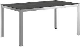 OUTLIV. Gartentisch 160x90cm Edelstahl/HPL
