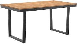 OUTLIV. Gartentisch 160x90cm Edelstahl/Teak