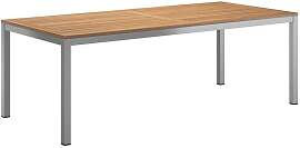 OUTLIV. Gartentisch 220x100 cm Edelstahl/Teak