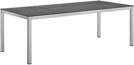 OUTLIV. Gartentisch 220x100cm Aluminium/HPL