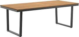 OUTLIV. Gartentisch 220x100cm Edelstahl/Teak