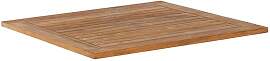 OUTLIV. Gartentisch-Platte 80x80cm Teak recycelt