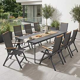 OUTLIV. Jacob Gartenmöbel-Set XL (8 Plätze)