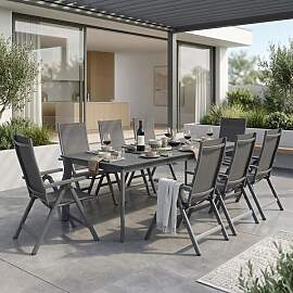 OUTLIV. Jacob Gartenmöbel-Set XL (8 Plätze)