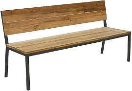 OUTLIV. Kobe Gartenbank 180 cm Edelstahl/Teak