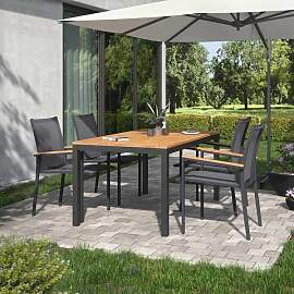 OUTLIV. Kobe Gartenmöbel-Set M (4 Plätze) Tisch