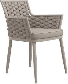 OUTLIV. Leon Gartensessel Aluminium mit Sitzkissen