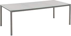 OUTLIV. Leon Gartentisch 220x100cm Aluminium/Glas