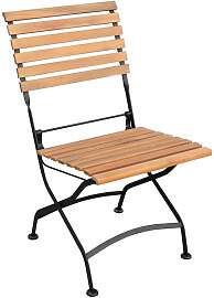 OUTLIV. Lindau Biergartenstuhl Stahl/Akazie