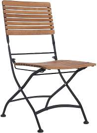 OUTLIV. Lindau Biergartenstuhl Stahl/Teak