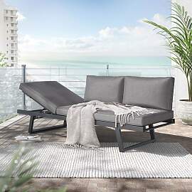 OUTLIV. Lucca Gartenloungesofa Aluminium/Olefin