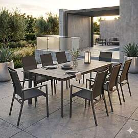 OUTLIV. Lucca Gartenmöbel-Set XL (8 Plätze)