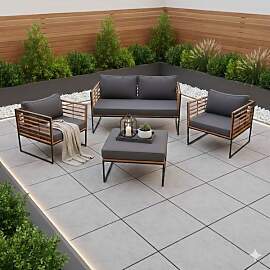 OUTLIV. Maui Loungeset Stahl/Polyester