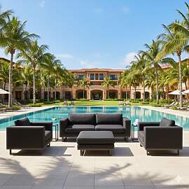 OUTLIV. Miami Loungeset Aluminium/Sunbrella