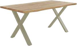 OUTLIV. Negara Gartentisch 160x90cm Edelstahl/Teak 