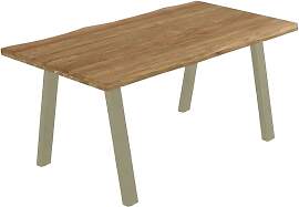 OUTLIV. Negara Gartentisch 160x90cm Edelstahl/Teak 