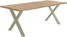 OUTLIV. Negara Gartentisch 180x90cm Edelstahl/Teak 