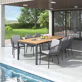 OUTLIV. Ohio Gartenmöbel-Set L (6 Plätze) Tisch