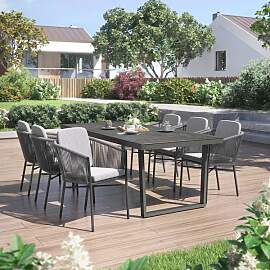 OUTLIV. Ohio Gartenmöbel-Set L (6 Plätze) Tisch