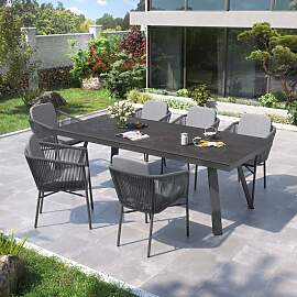 OUTLIV. Ohio Gartenmöbel-Set L (6 Plätze) Tisch