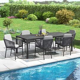 OUTLIV. Ohio Gartenmöbel-Set L (6 Plätze) Tisch