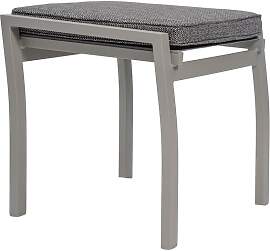 OUTLIV. Perth Gartenhocker Aluminium mit Sitzkissen