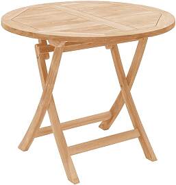 OUTLIV. Portland Klapptisch Ø90cm Teak