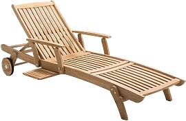 OUTLIV. Takoma Gartenliege verstellbar Teak
