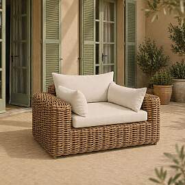 OUTLIV. Versailles Loungesessel Geflecht/Spun