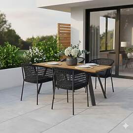 OUTLIV. Zui Gartenmöbel-Set M (4 Plätze) Tisch