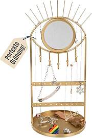 Out of the blue Schmuckhalter Auge Gold Metall mit 