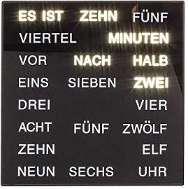 Out of The Blue Uhr mit Deutscher Wort-Anzeige ca. 