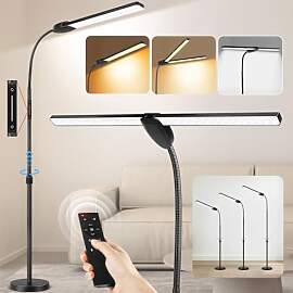 OUTON Stehlampe LED Dimmbar, Leselampe mit 4