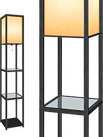 OUTON Stehlampe mit Glasablagen, 3000K-6000K