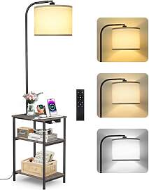 OUTONLIFE Stehlampe Wohnzimmer mit Tisch &
