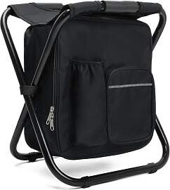 Outplea Campinghocker mit Kühltasche 15L