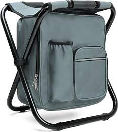 Outplea Campinghocker mit Kühltasche 15L