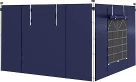 Outsunny 2er-Set Seitenteile für Pavillon 3x3/3x6 