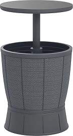 Outsunny 3-in-1 Beistelltisch Gartentisch 45 x 43