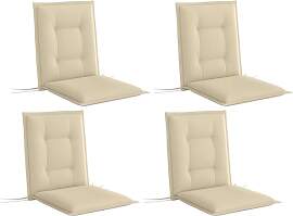 Outsunny 4er Set Sitzkissen 108 x 50 x 5 cm