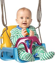 Outsunny Babyschaukel 3 in 1 Kinderschaukel