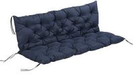 Outsunny Bankauflage blau Polyester B/H/L: ca.